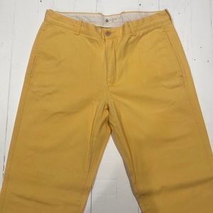 Yellow JCrew pants